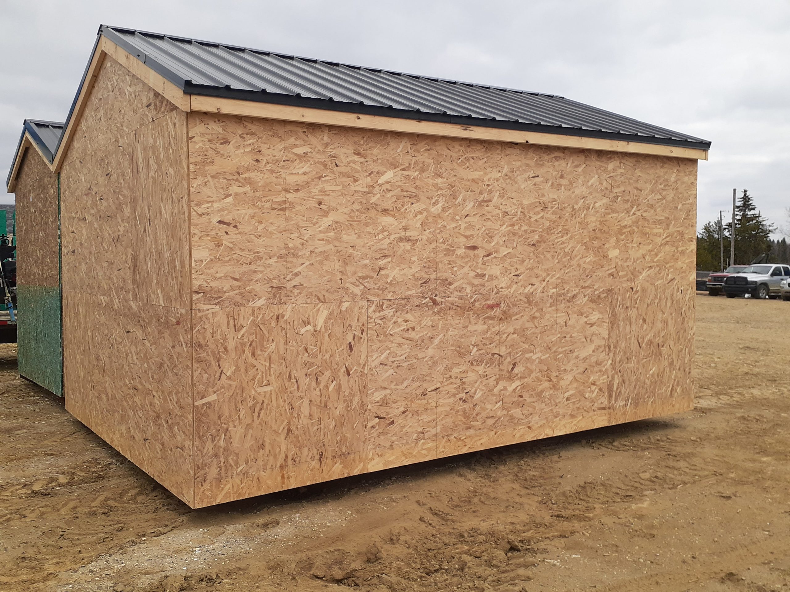 Metal Roof 4x6 treated skis - Stahl Structures