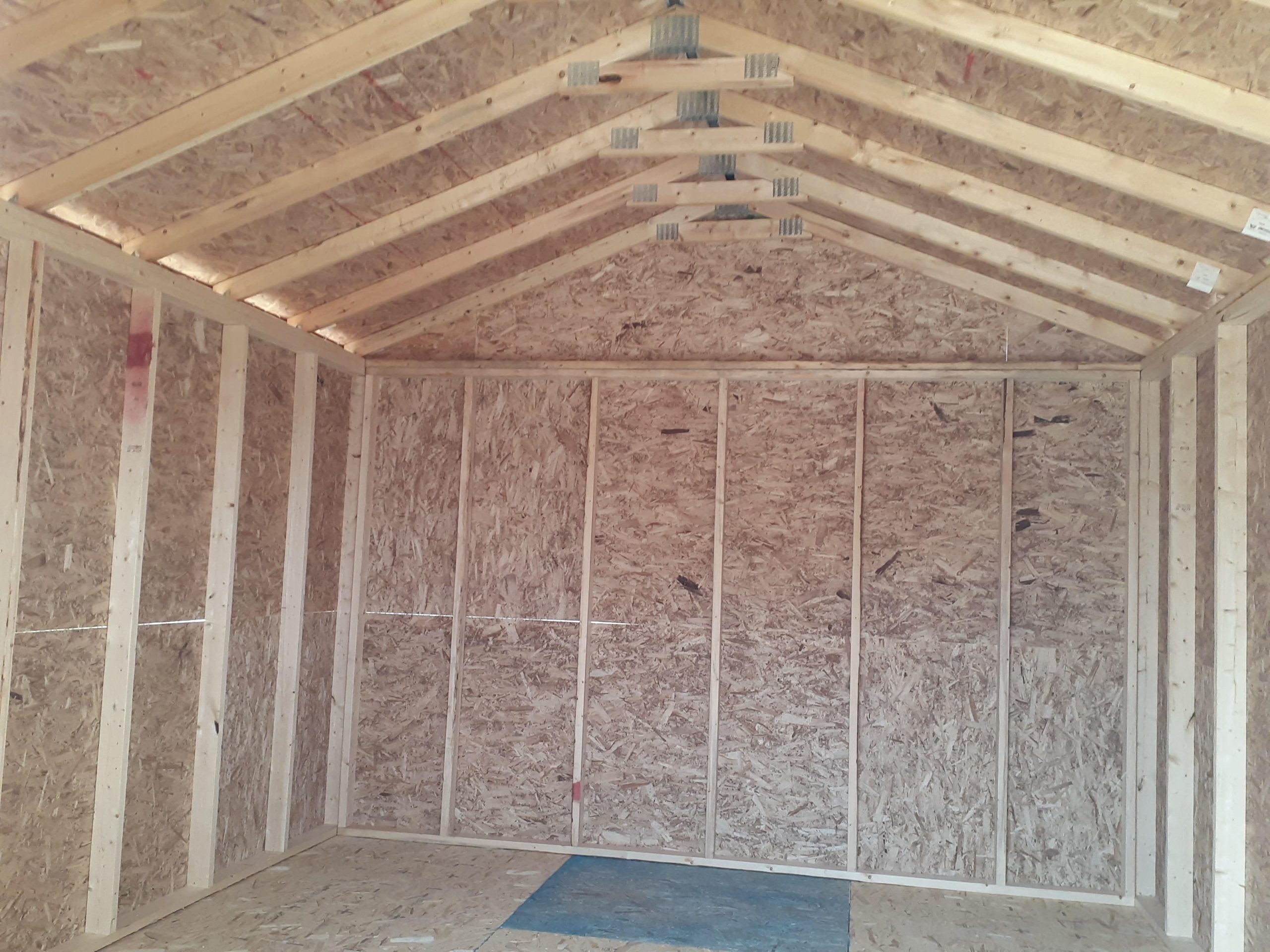 Metal Roof 4x6 treated skis - Stahl Structures